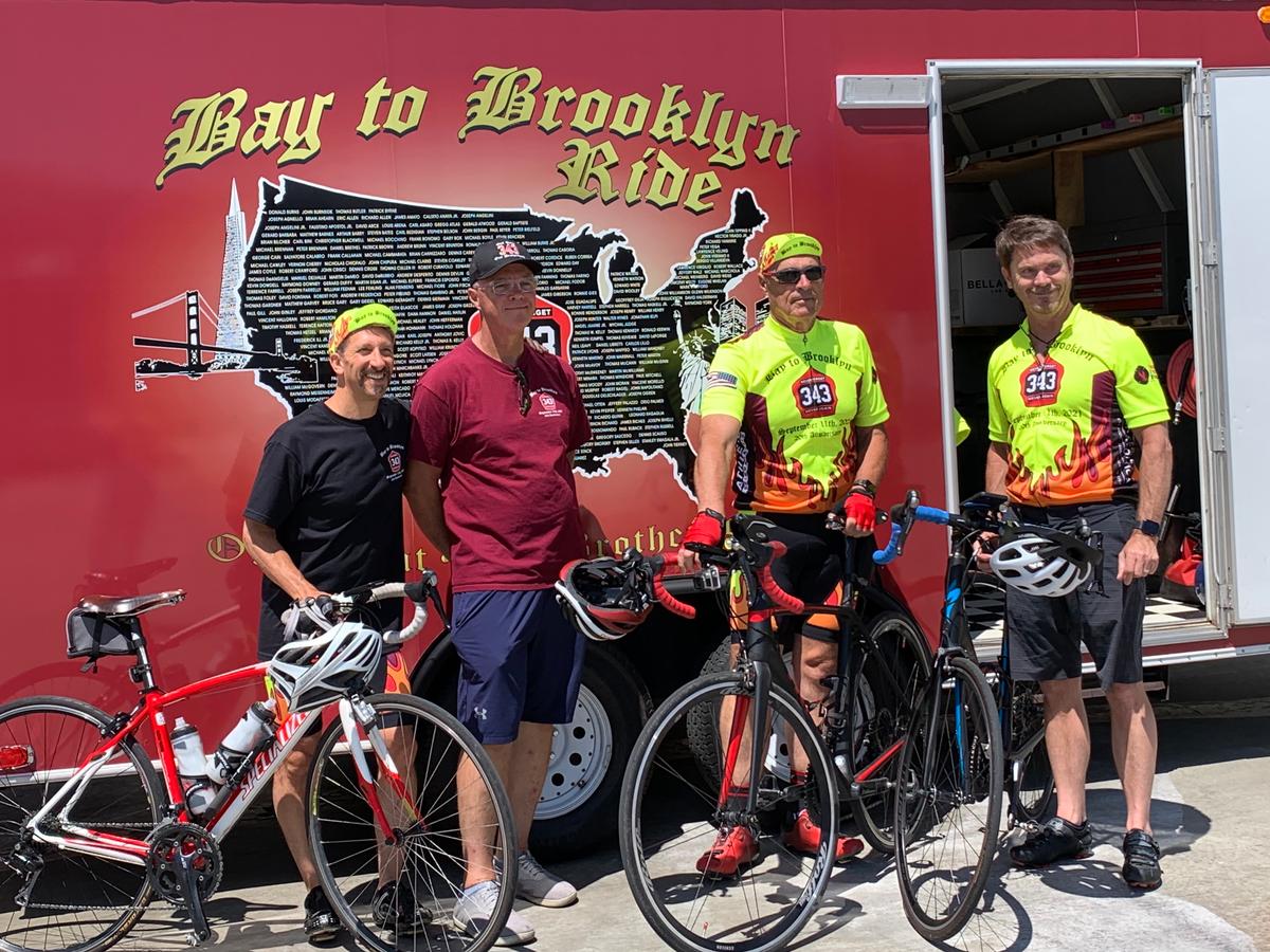 Firefighters Plan to Bike Across Country to Honor 9/11 First Responders