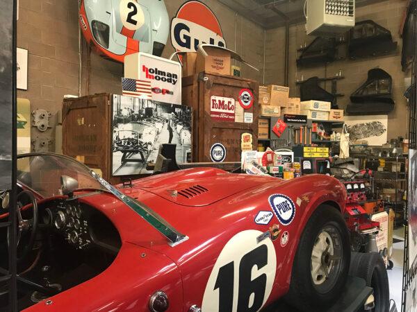 The Shelby American Collection in Boulder is home to cars, memorabilia, and photos that chronicle the advancements in autos and racing inspired by Carroll Shelby and his team. (Courtesy of Lesley Sauls Frederikson)