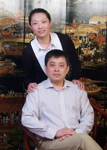 Wang Jing and her husband Ren Haifei in Dalian, China, in April 2012. (Courtesy of Wang Jing)