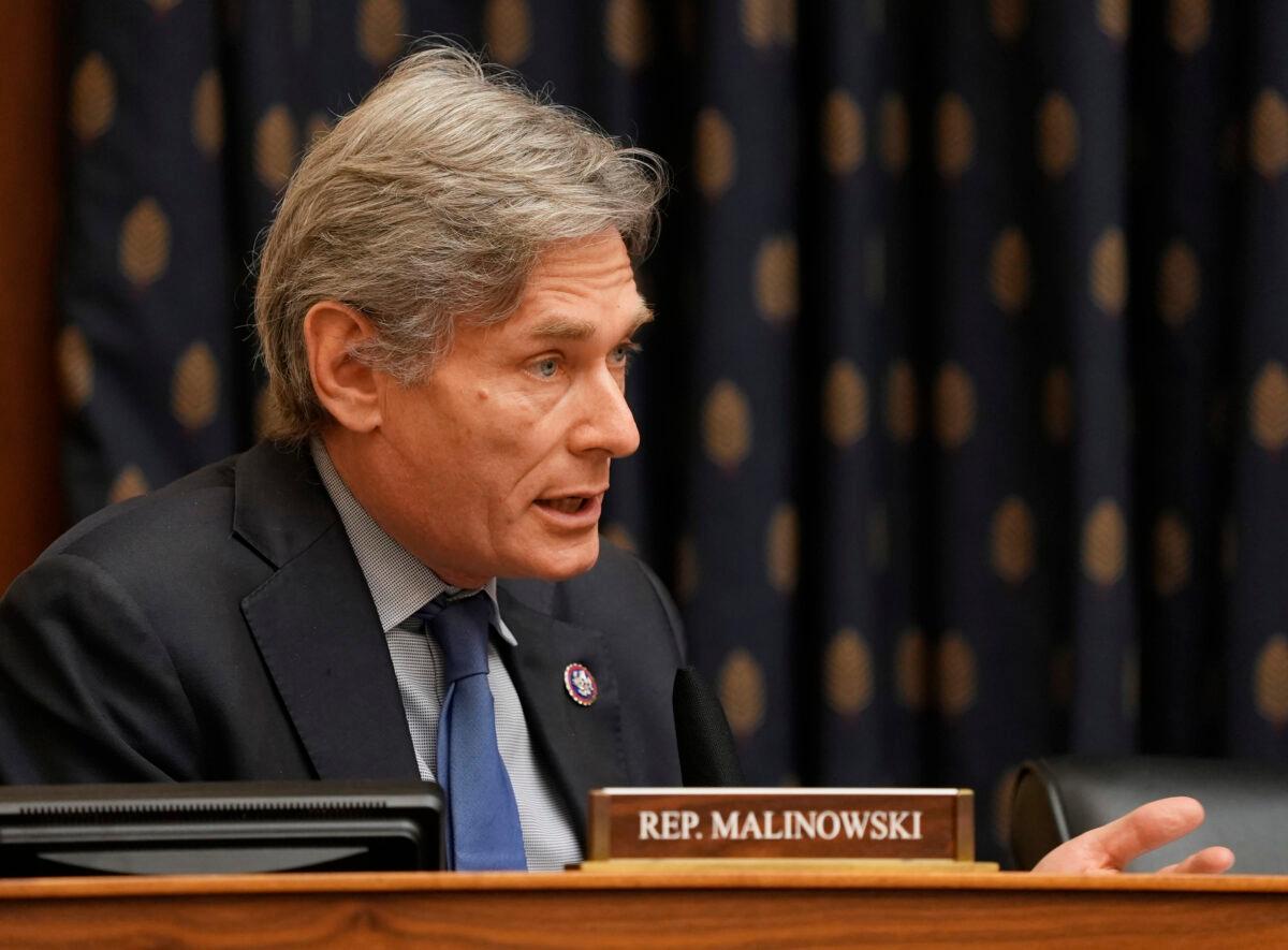 Rep. Tom Malinowski speaks as U.S. Secretary of State Antony Blinken testifies before the House Committee on Foreign Affairs on The Biden Administration's Priorities for U.S. Foreign Policy on Capitol Hill in Washington, on March 10, 2021. (Ken Cedeno-Pool/Getty Images)