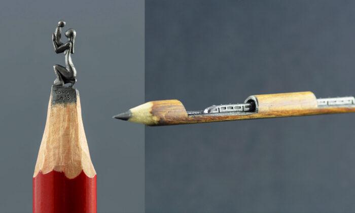 Photos: Artist Turns Fragile Pencil Lead Into Incredible Miniature Works of Art