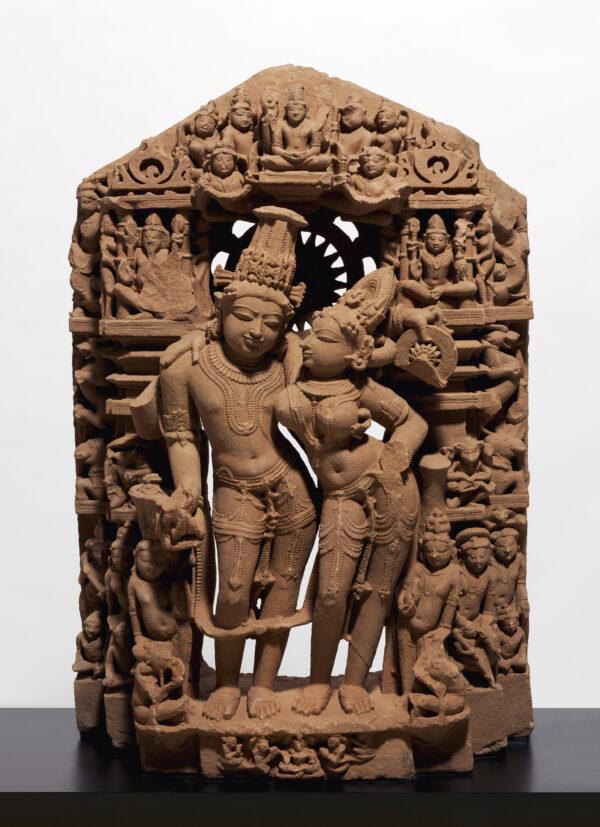 The divine couple Lakshmi and Vishnu [Lakshmi Narayana], 10th-11th century. (Supplied, National Gallery of Australia)