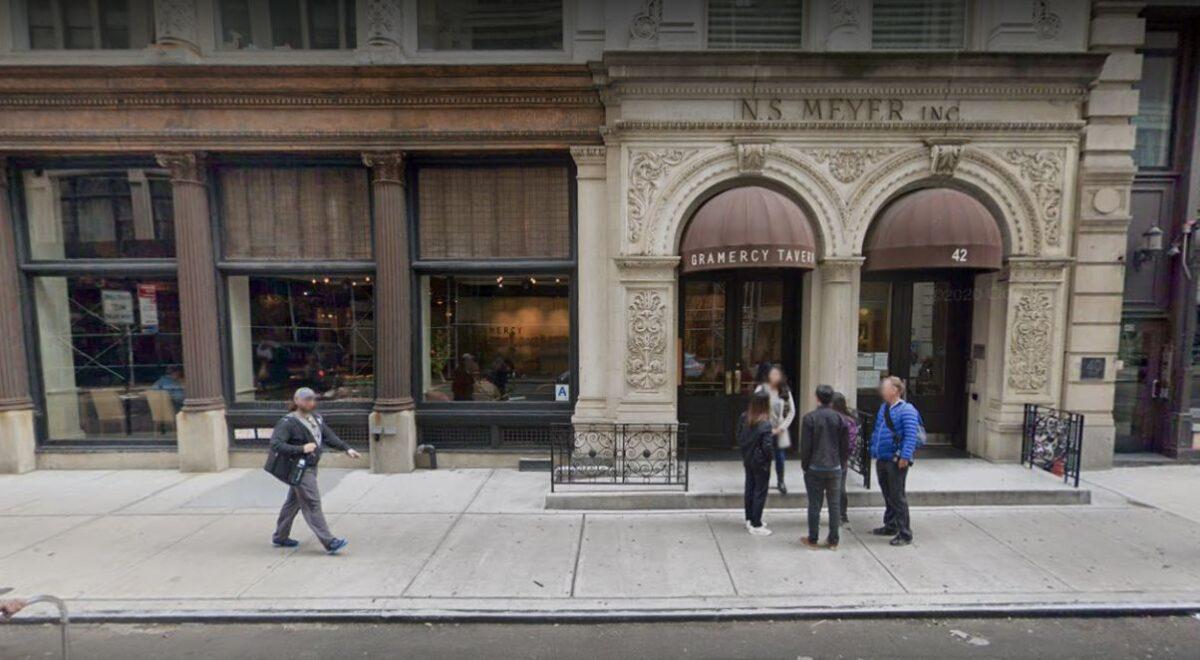 Gramercy Tavern in Manhattan, New York. (Google Maps Street View)
