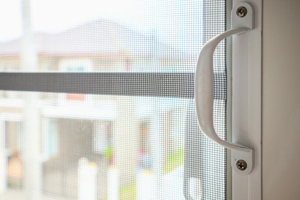 Make sure that all doors and windows have screens, and that all of those screens are in good repair. (Kwangmoozaa/Shutterstock)