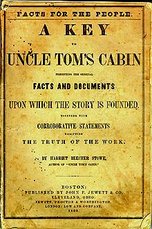 Stowe responded to criticism by writing "A Key to Uncle Tom's Cabin" (1853), documenting the veracity of her novel's depiction of slavery. (Public Domain)