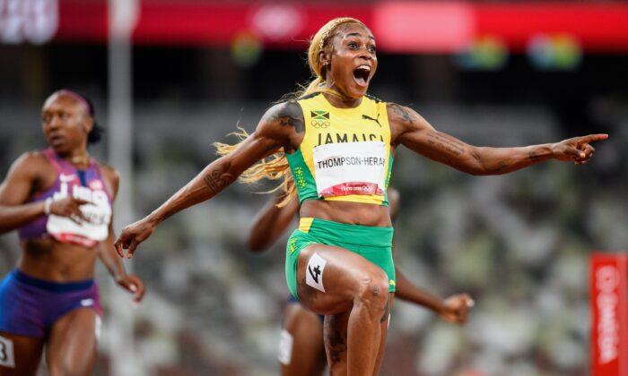 Thompson-Herah Leads Jamaica Clean Sweep of 100m Medals