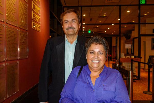 John and Myrian enjoyed the July 31 evening performance of Shen Yun in Greeley, Colorado. (Lily Yu/The Epoch Times)