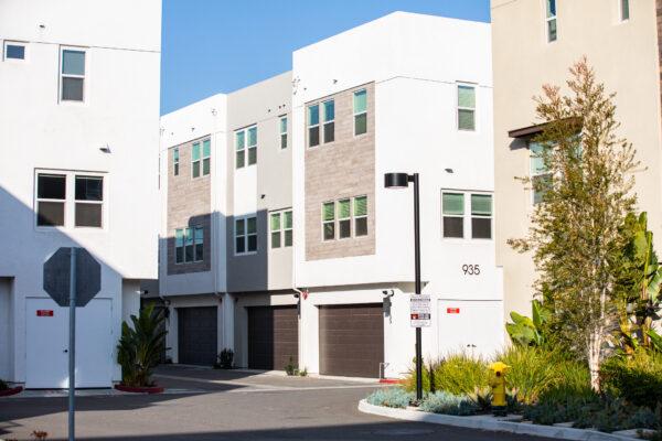 An apartment development in Anaheim, Calif., on Jan. 8, 2021. (John Fredricks/The Epoch Times)