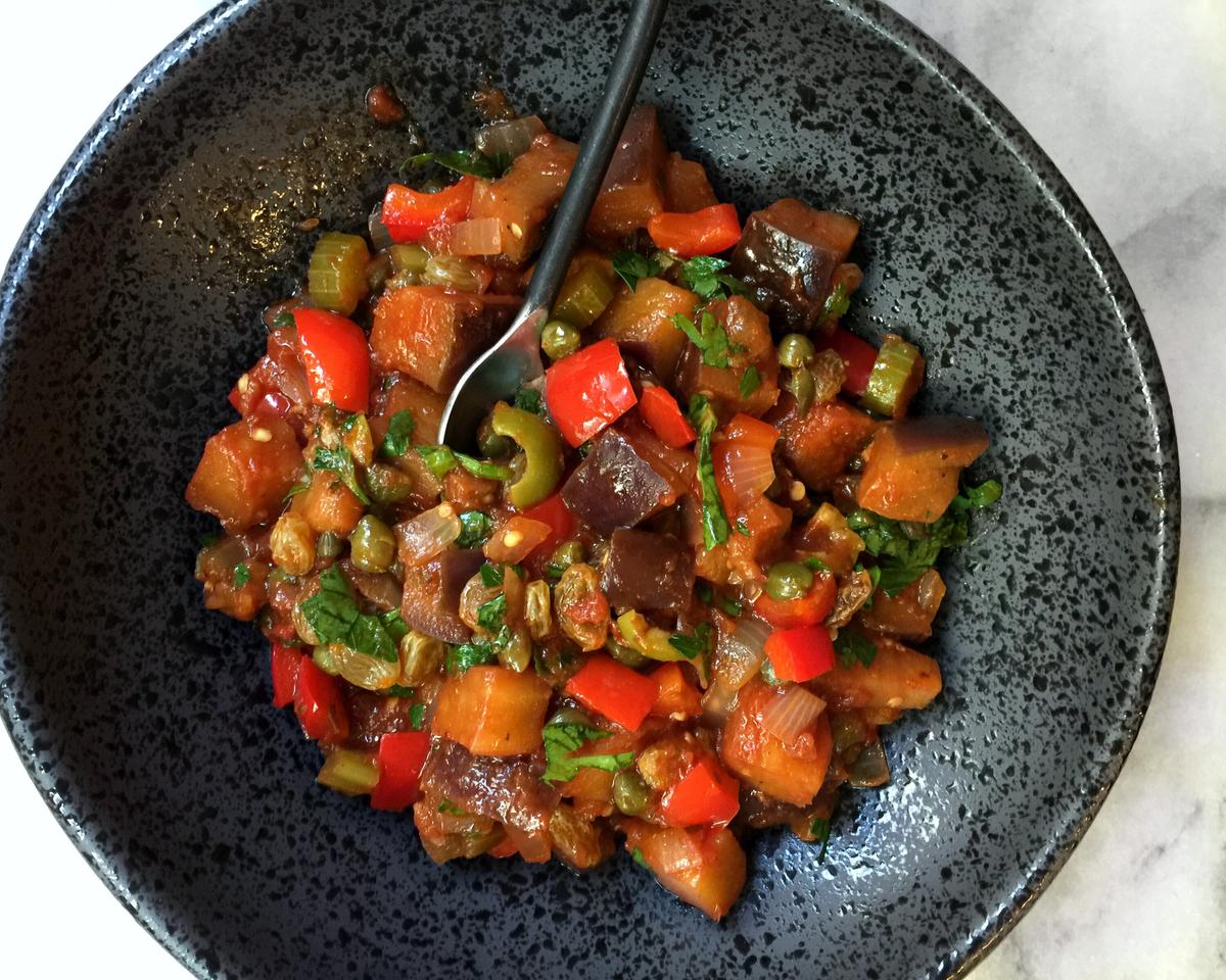 Caponata: A Feisty Sicilian Salute to Summer’s End