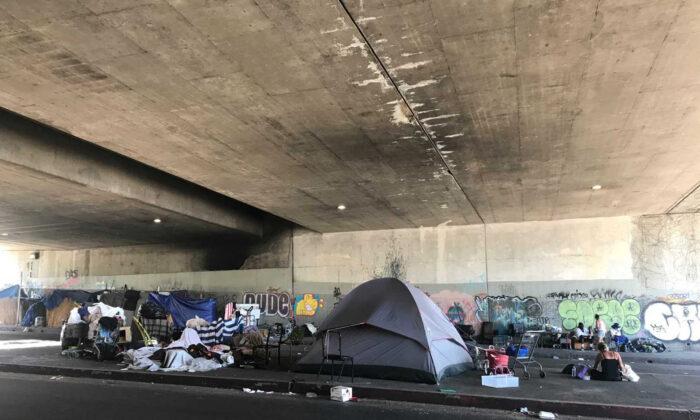 Woman Sues LA After Being Struck by a Car on a Street Where Tents Block the Sidewalk