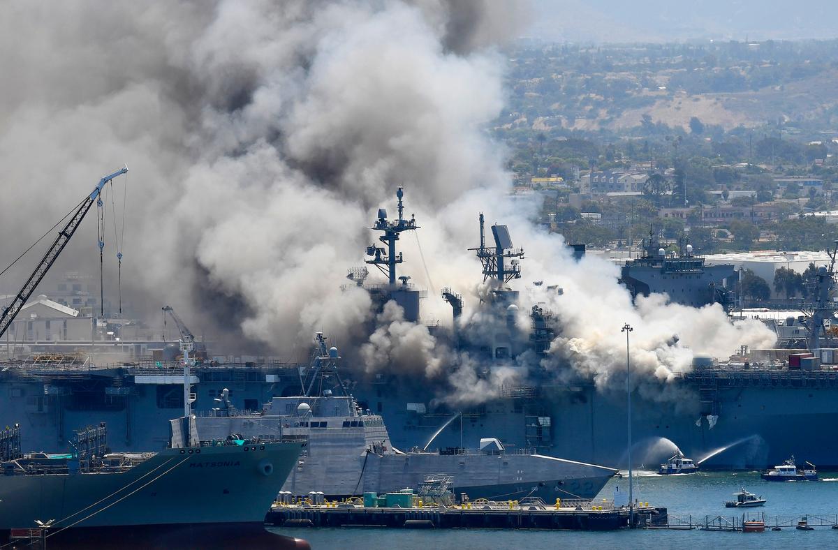 Sailor Charged in Ship Fire Was Navy SEAL Dropout