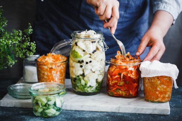 A new study suggests that not only are fermented foods good for your microbiome, they may also decrease inflammatory markers linked to conditions such as rheumatoid arthritis, chronic stress, and Type 2 diabetes. (casanisa/Shutterstock)