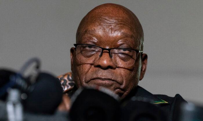South Africa’s Jailed Ex-President Zuma in Hospital