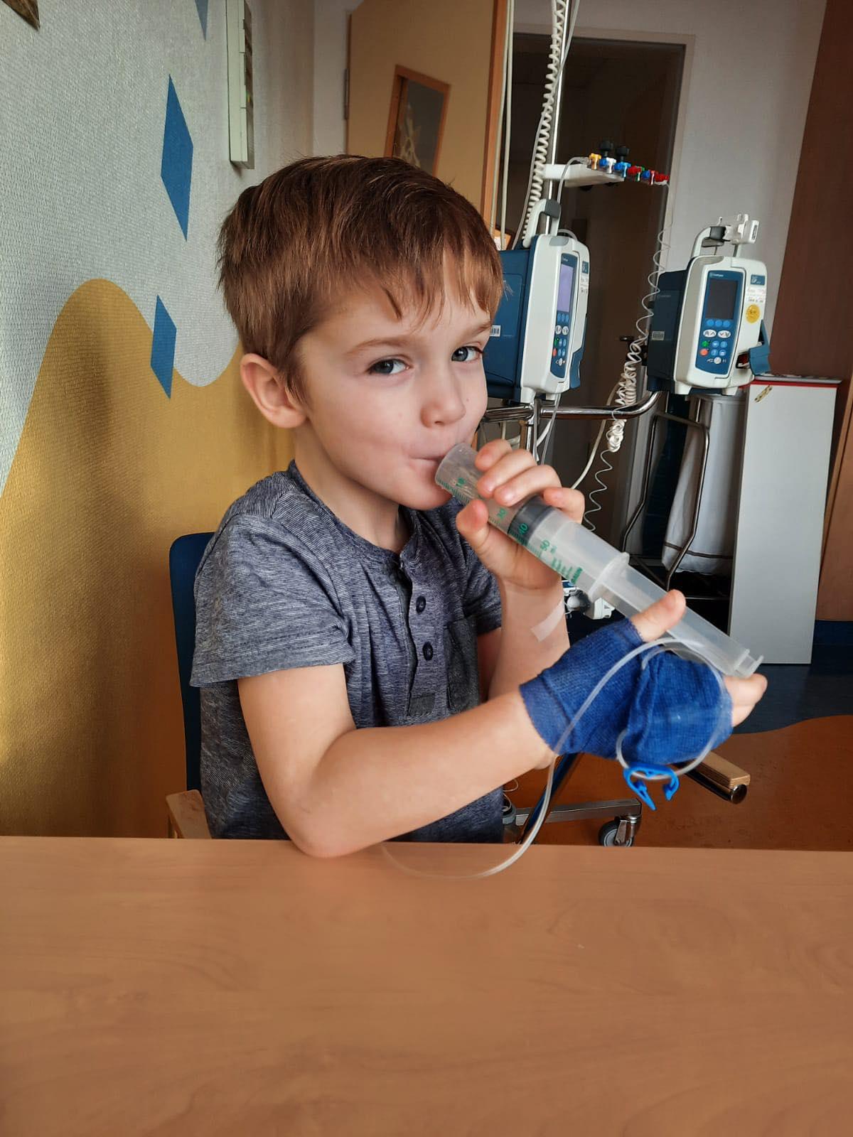 Kilian Sass, aged 6, suffers from lymphoma. (Courtesy of <a href="https://www.facebook.com/profile.php?id=100010828298195">Ralf Pietsch</a>)