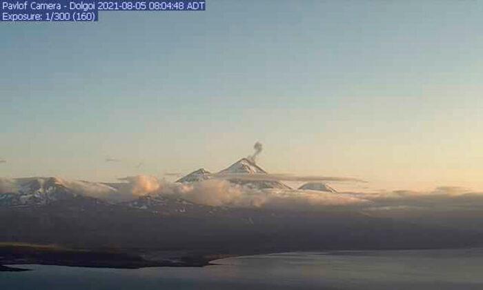 3 Erupting Alaska Volcanoes Spitting Lava or Ash Clouds