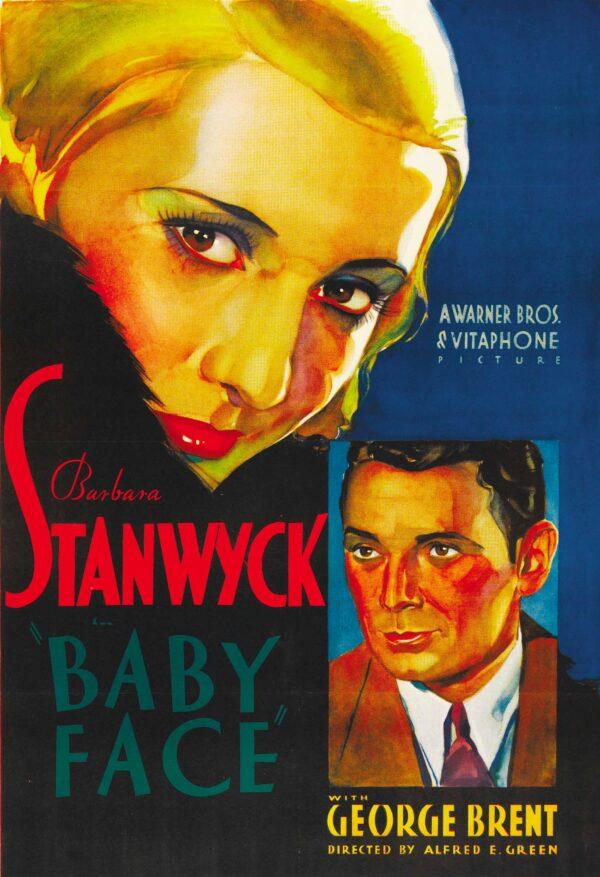 Theatrical release poster for the 1933 film "Baby Face."