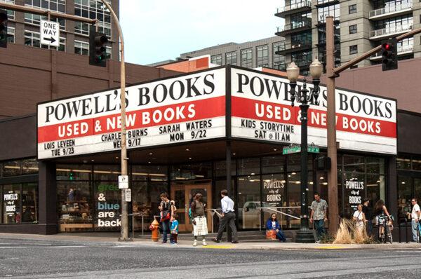 Powell’s Books celebrates a 50-year anniversary this year. They have anchored this location on West Burnside Street in Portland, Ore., for decades. (Courtesy of Powell's Books)