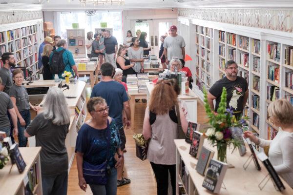Skylark Bookshop located in Columbia, Mo., is a gathering place for book enthusiasts, particularly when there is a special event. (Courtesy of Skylark Bookshop)