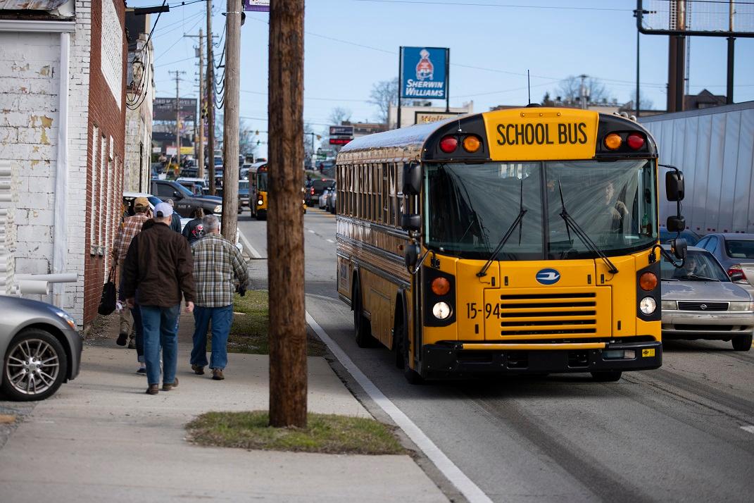 A school bus in Cookeville, Tenn., on March 4, 2020. (Brett Carlsen/Getty Images)