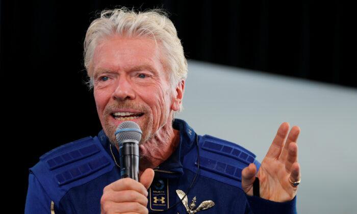 Virgin Galactic Falls as Billionaire Branson Sells Stake Worth $300 Million