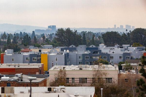 Apartments in Santa Ana, Calif., on Feb. 10, 2021. (John Fredricks/The Epoch Times)