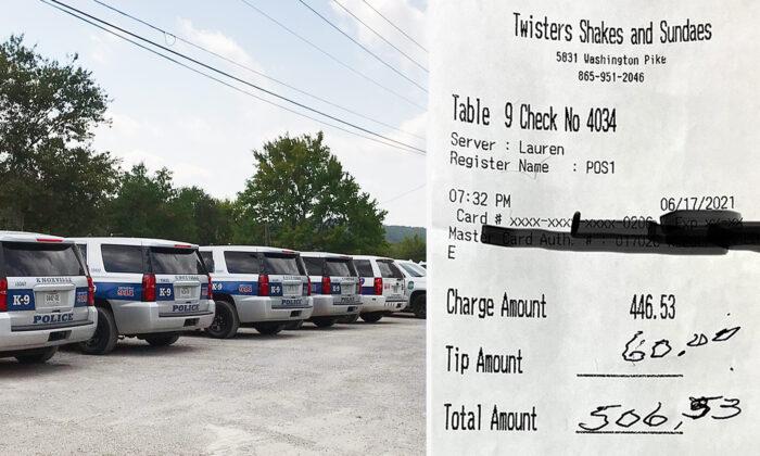 Group of 22 Police Officers Eating at Diner Left Speechless When Good Samaritan Pays Their Bill