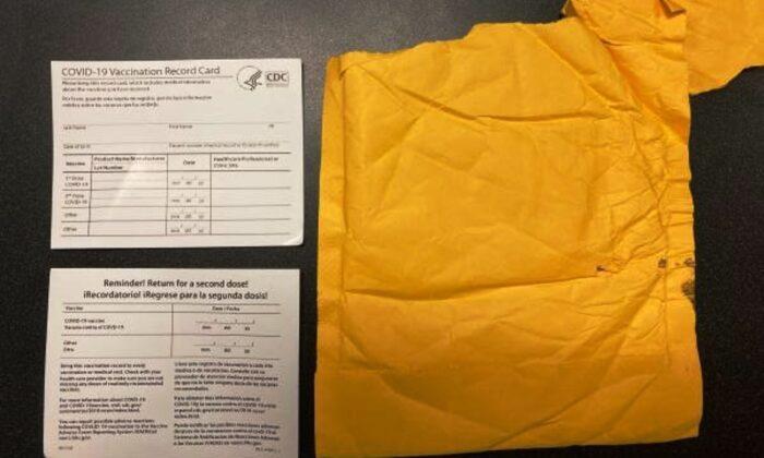Border Patrol Seizes Thousands of Fake CDC COVID-19 Vaccine Cards From China