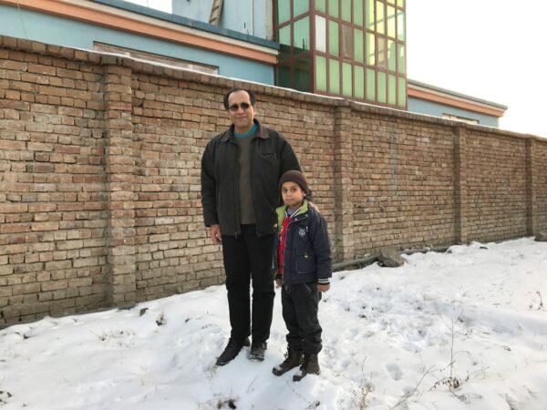 Noman Mujtaba (L) and Bahaudin Mujtaba in Kabul, Afghanistan, on Dec. 21, 2017. (Courtesy of Bahaudin Mujtaba via AP)