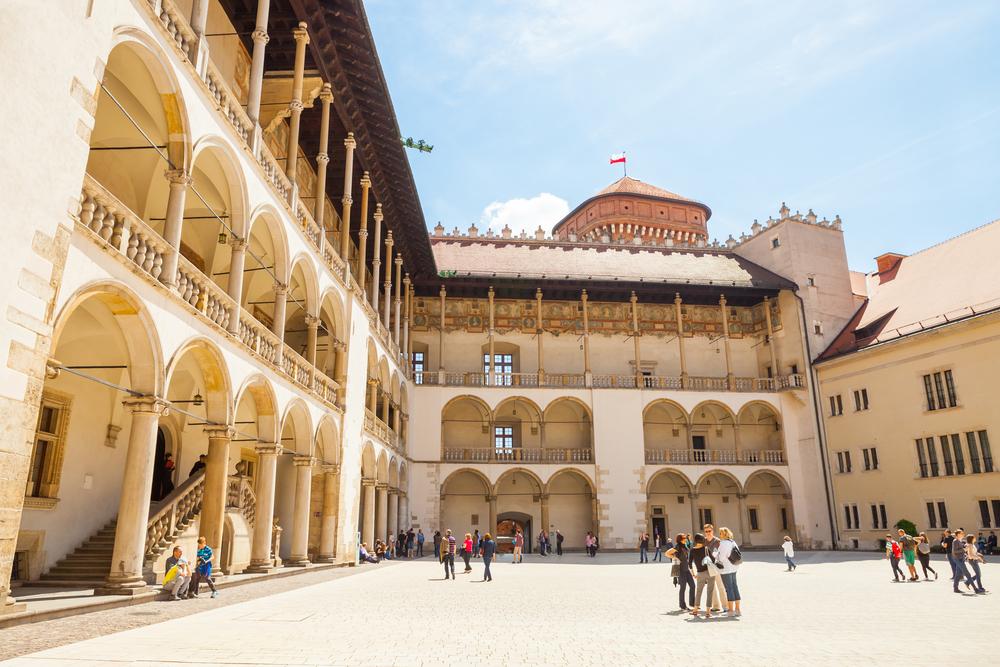 Visitors at Wawel Royal Castle. (Niyazz/Shutterstock)