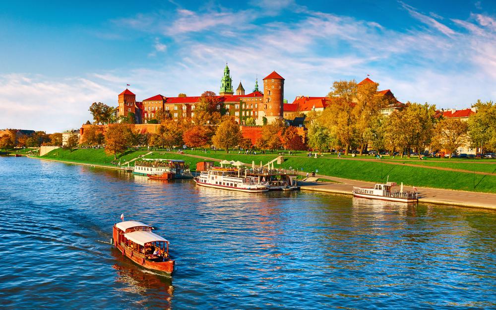 Wawel Royal Castle was designated the first UNESCO World Heritage Site. (Yasonya/Shutterstock)