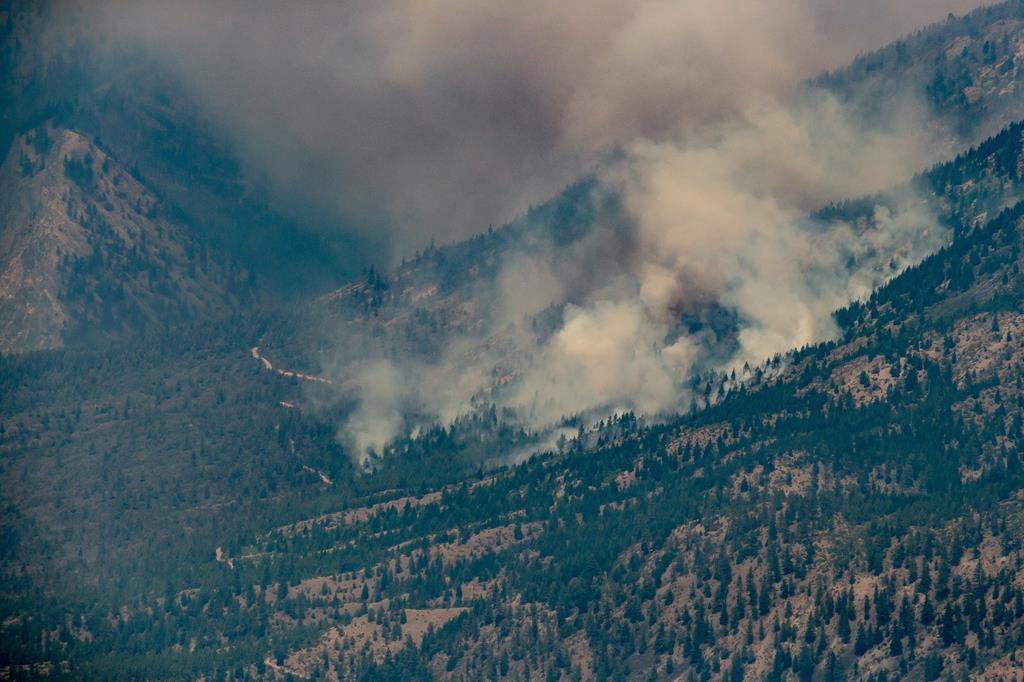 Number of Wildfires Burning in B.C. Down Slightly From a Week Ago