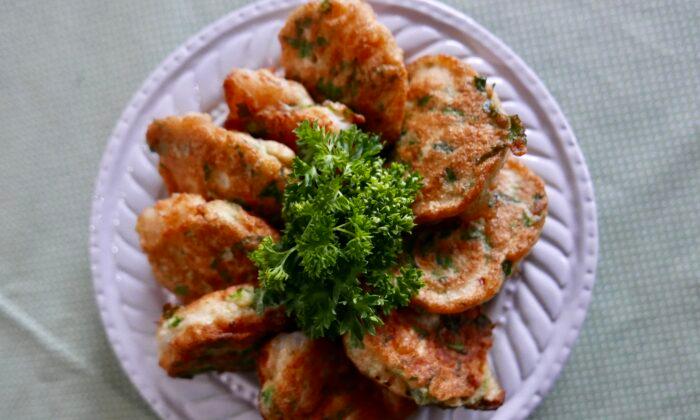 Shrimp and Herb Fritters