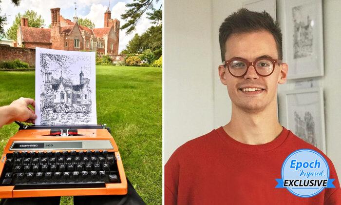 Photos: Young Artist Creates Mind-Blowing Art Prints Using Only the Keys on Typewriter