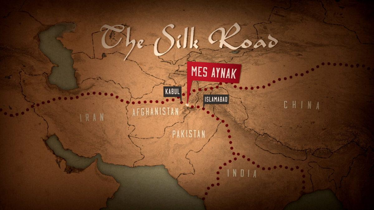 Mes Aynak on the ancient silk route. (Brent E. Huffman/German Camera Productions)