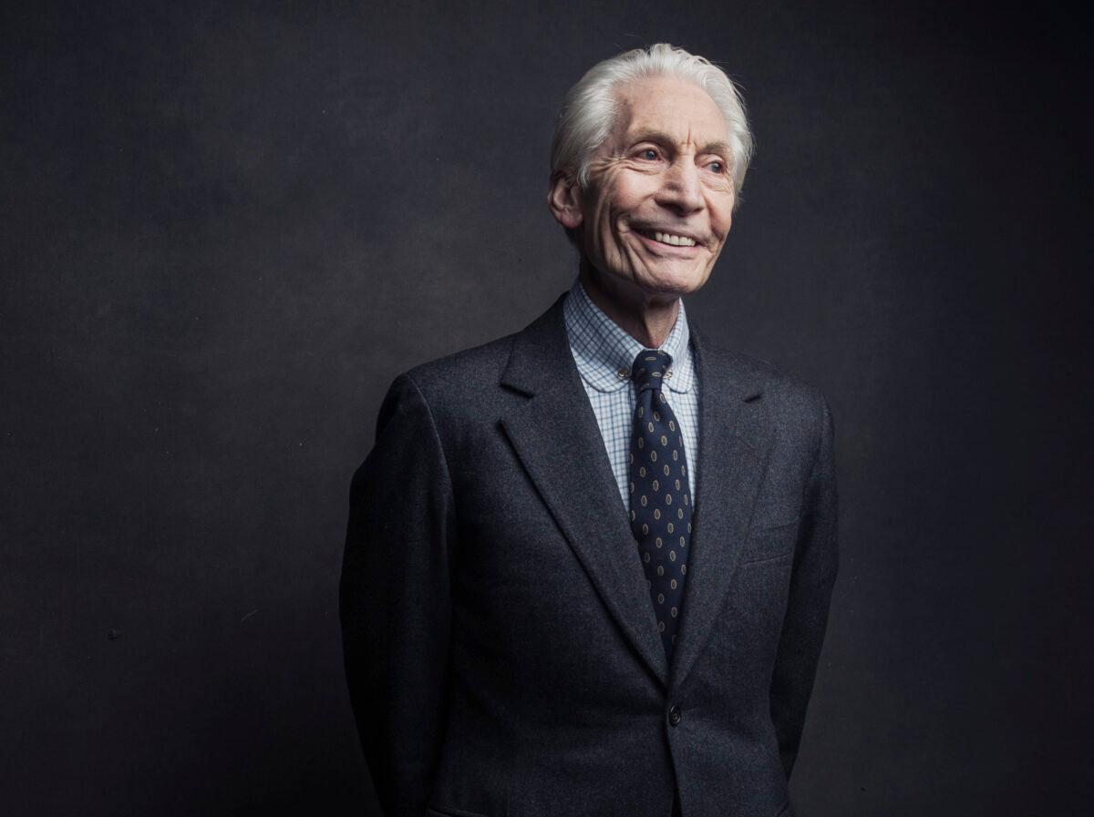 Charlie Watts of the Rolling Stones poses for a portrait in New York on Nov. 14, 2016. (Victoria Will/Invision/AP)