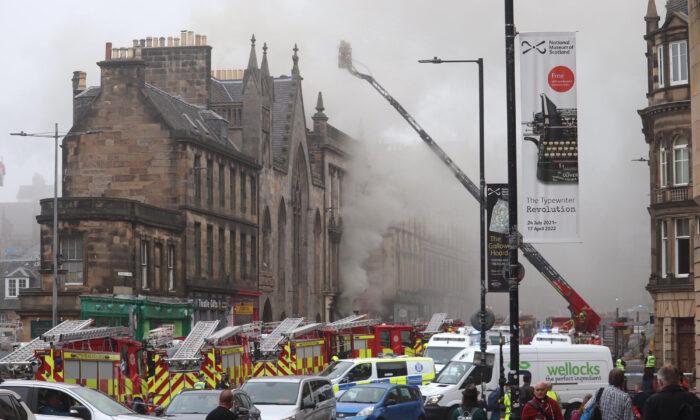 Firefighters Spend More Than 24 Hours Tackling Edinburgh Blaze