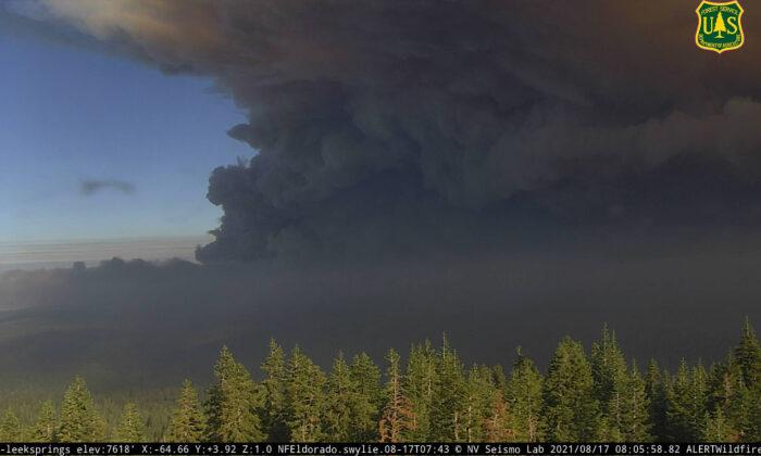 Hazardous Air Quality Breaks Records as Caldor Fire Pushes Toward Lake Tahoe