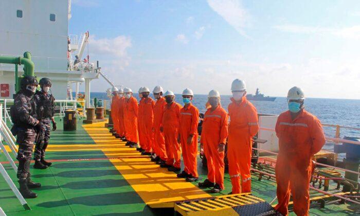 Indonesian Navy Seizes Oil Tanker Wanted in Cambodia