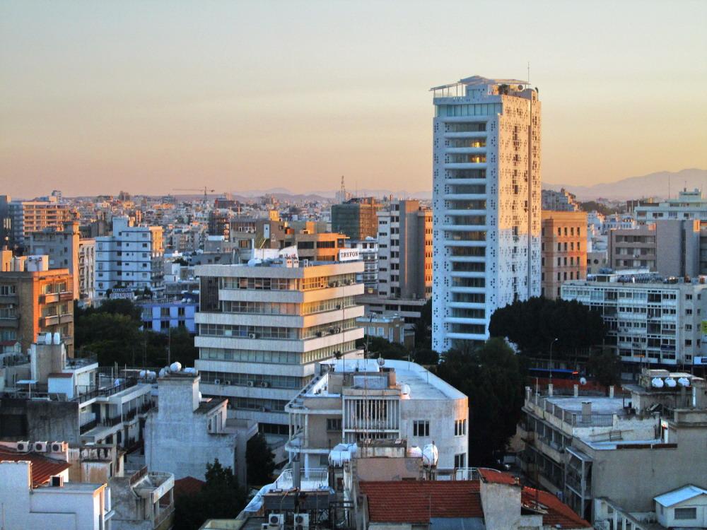 A view of Nicosia from Shacolas Tower. (CC BY 3.0)