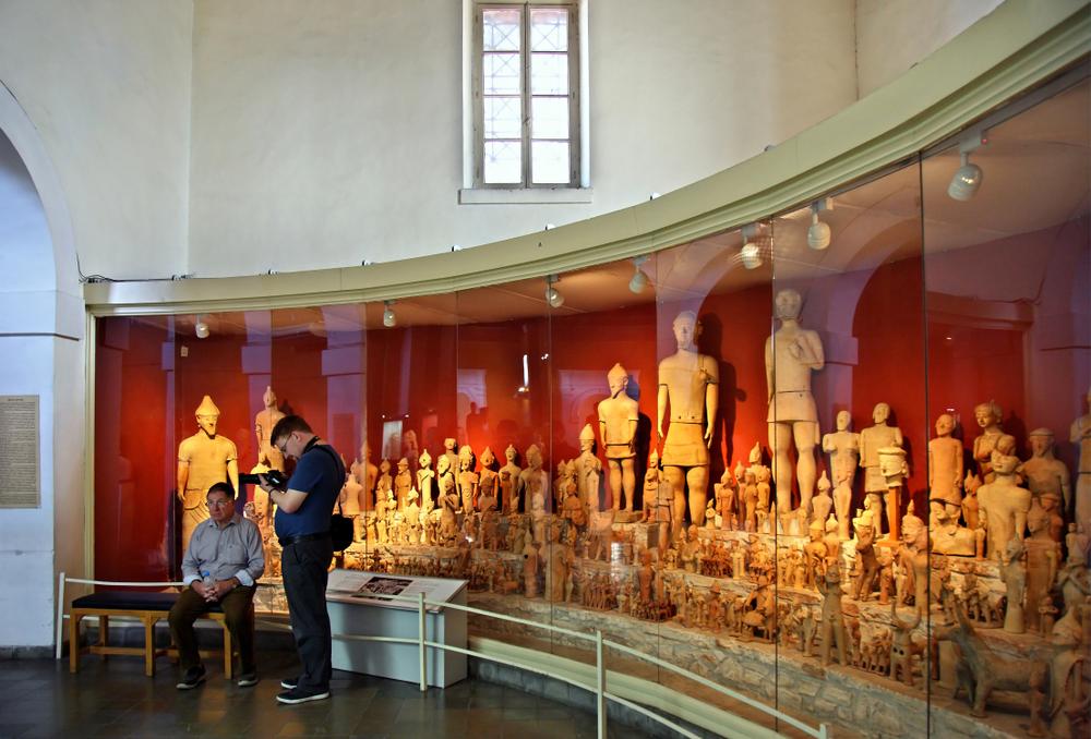 Terracotta figurines from the sanctuary of Agia Irini in northwest Cyprus in the Cyprus Museum. (Heracles Kritikos/Shutterstock)