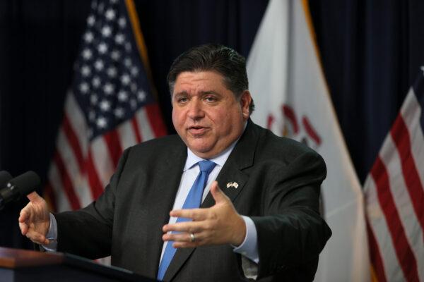 Illinois Gov. J.B. Prtizker is expected to sign the Protecting Illinois Communities Act into law if it passes the Illinois State Senate. Gun rights advocates say that could happen within days. (Scott Olson/Getty Images)
