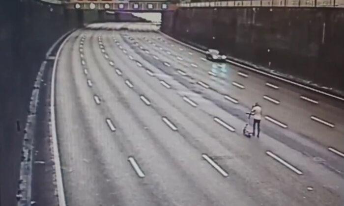 Drunk E-scooter Rider Stopped by Police While Using Motorway to Get Home