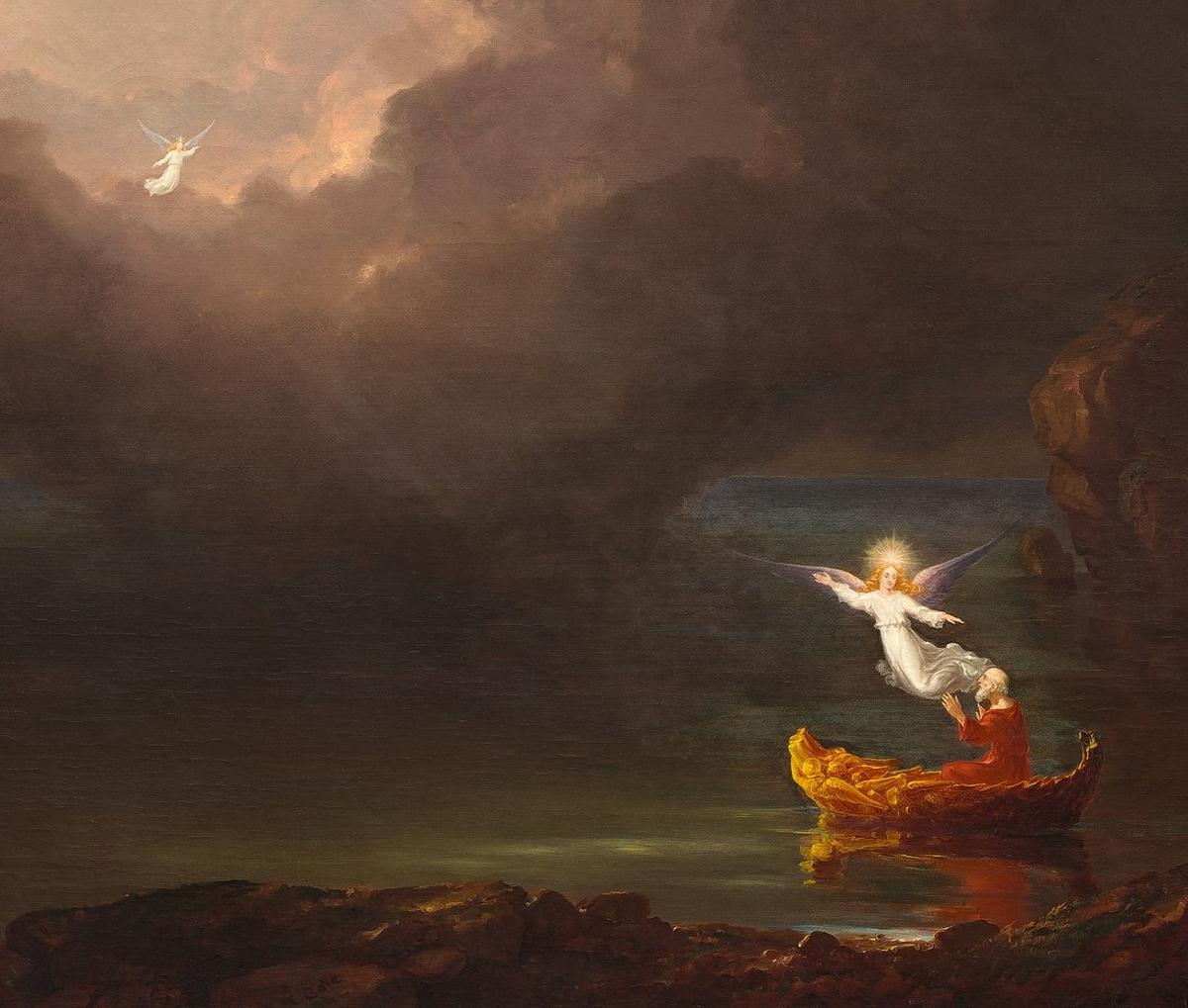 “The Voyage of Life: Old Age,” 1842, by Thomas Cole. Oil on canvas; 52.8 inches by 76.8 inches. National Gallery of Art, Washington D.C. (Public Domain)