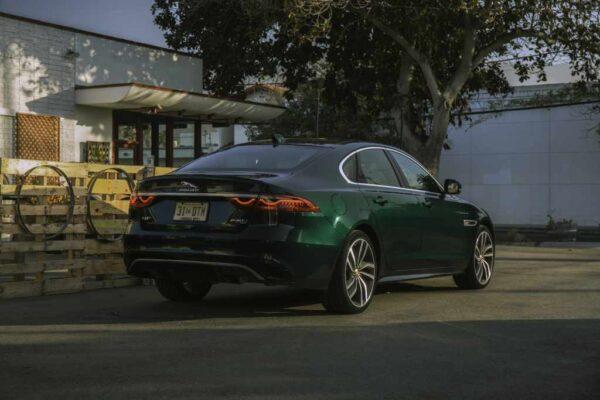 Looking from behind. (Courtesy of Jaguar)