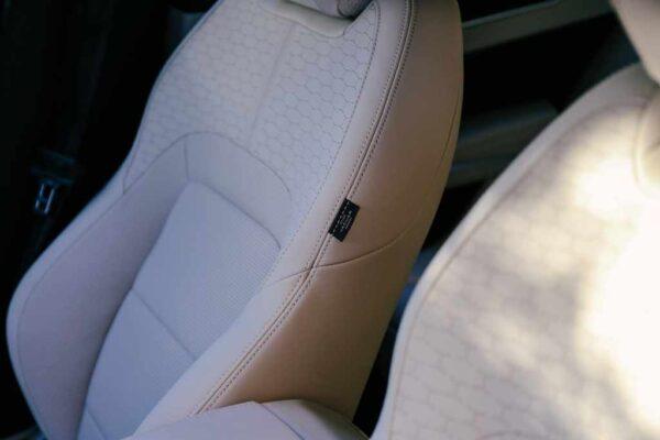 Quality Jaguar leather upholstery.(Courtesy of Jaguar)