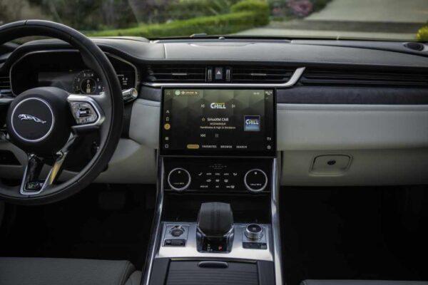 Ebony interior.(Courtesy of Jaguar)