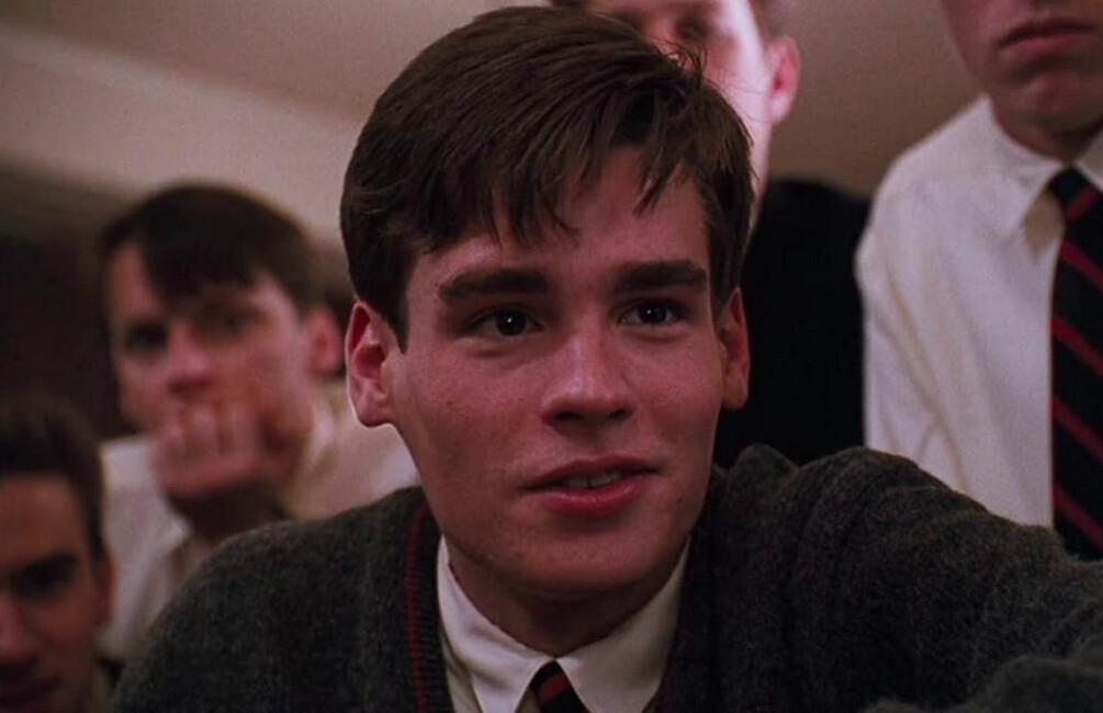 Neil Perry (Robert Sean Leonard) gets inspired by Mr. Keating to "seize the day," in "Dead Poets Society." (Touchstone Pictures/Warner Bros)