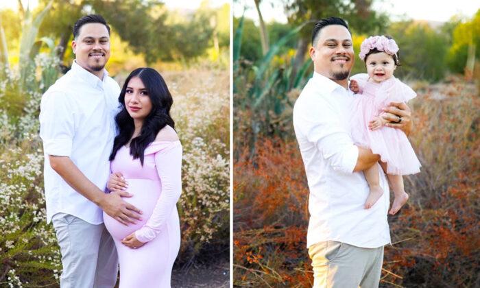 Widower and His Daughter Recreate Maternity Photos He Took With His Late Wife