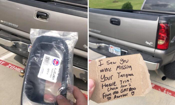 Boy, 18, Spots Missing Tailgate Handle Trim on Stranger’s Pickup Truck, Replaces It for Free