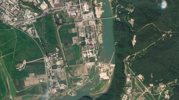North Korea’s main nuclear complex is seen in Yongbyon, North Korea, on July 27, 2021. (Planet Labs Inc. via AP)